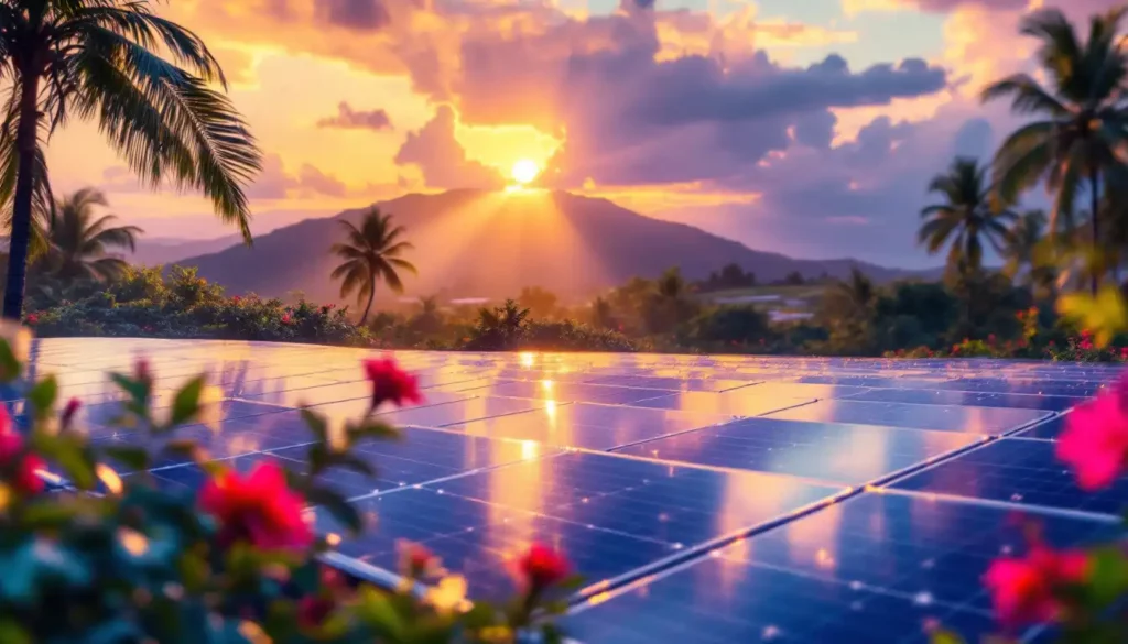 installation photovoltaïque La Réunion