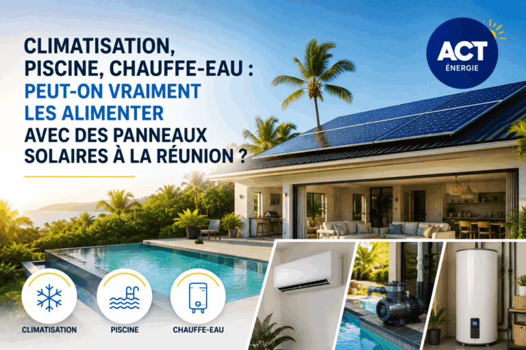 Panneau photovoltaïque La Réunion