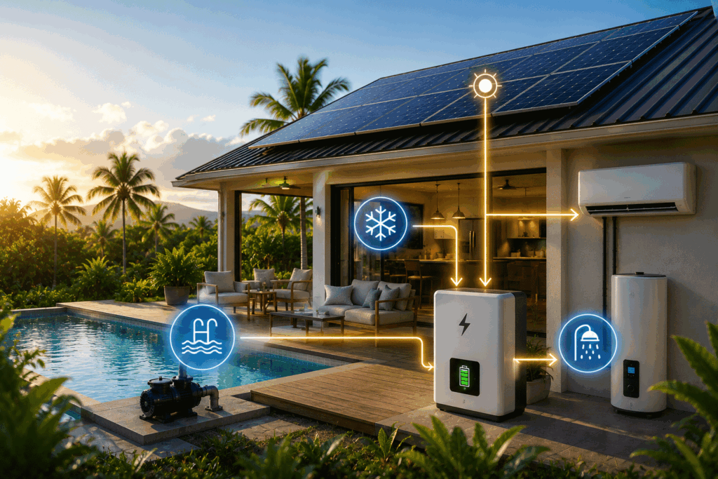 Panneau photovoltaïque La Réunion