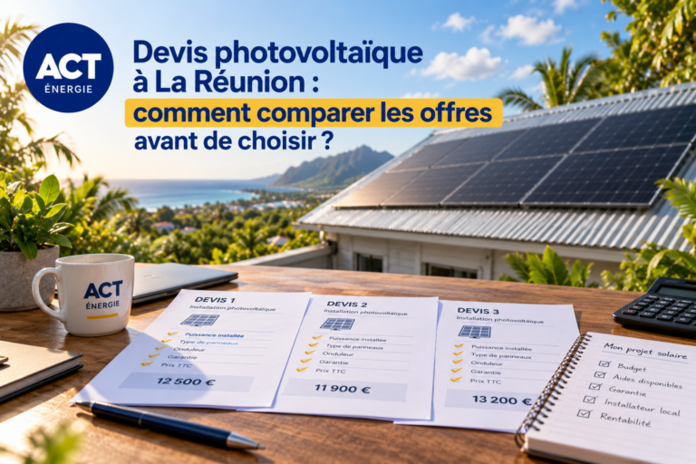 Comparaison de deux devis de panneaux solaires à La Réunion